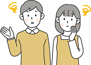 悩む人のイメージ